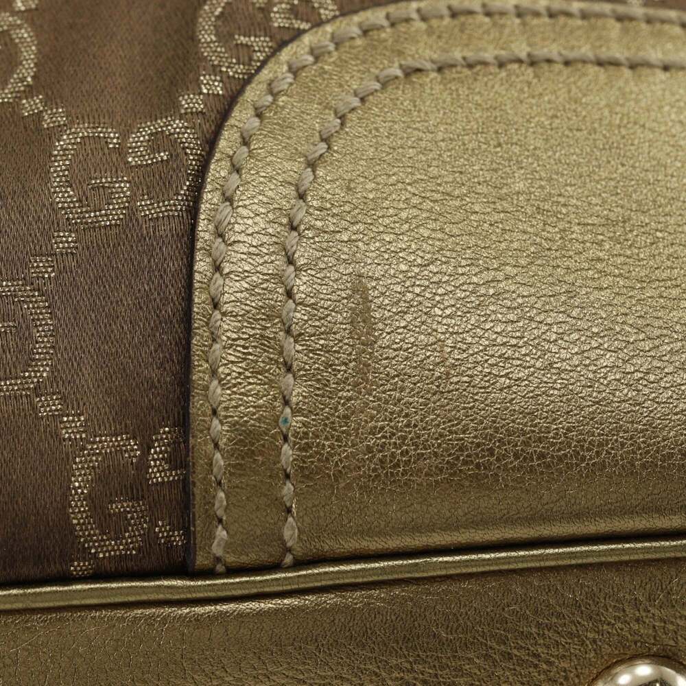GUCCI Gold Canvas Tote Bag - Picture 13 of 16